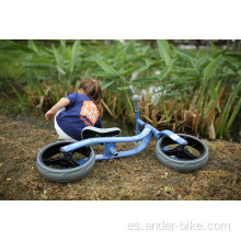 marco de acero bebé bicicleta de equilibrio bebé mini bicicleta